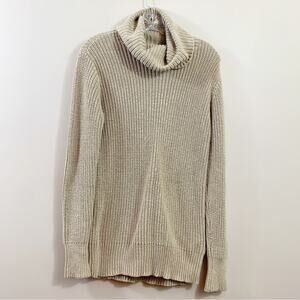 Abercrombie & Fitch Knit Mock Neck Tan Sweater